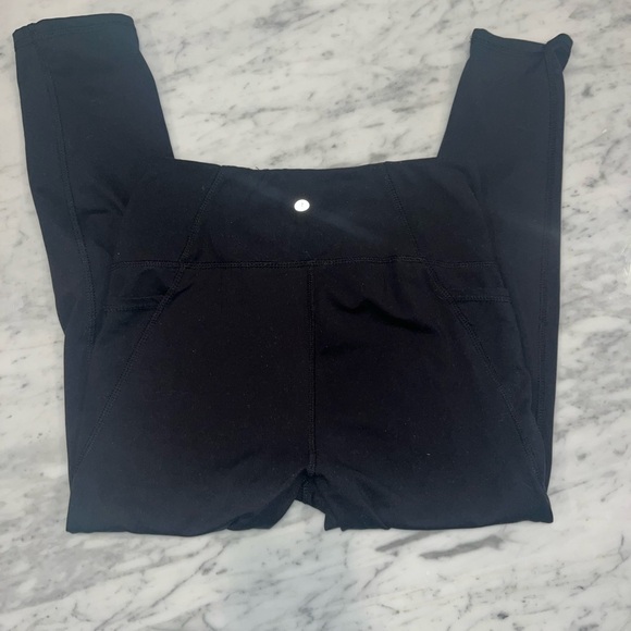 Danskin High Rise 7/8 leggings w/ bonded deep side pockets - Picture 7 of 15